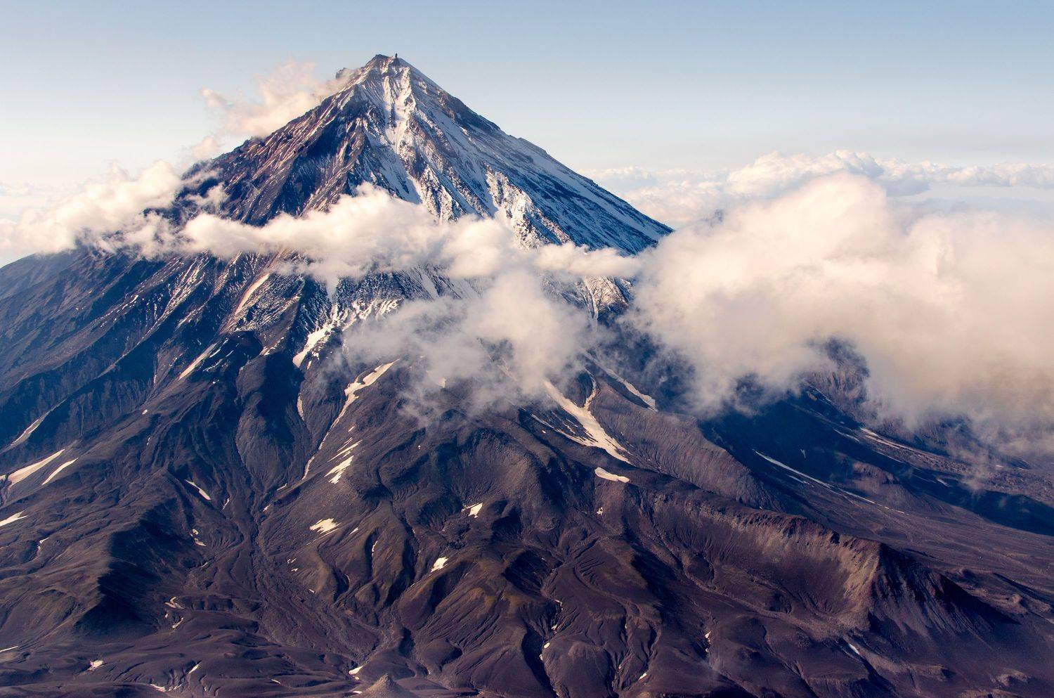 Пейзаж, вулкан, Камчатка, Максим Ушаков