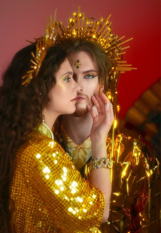 Золото, корона, Знак зодиака Лев фото превью