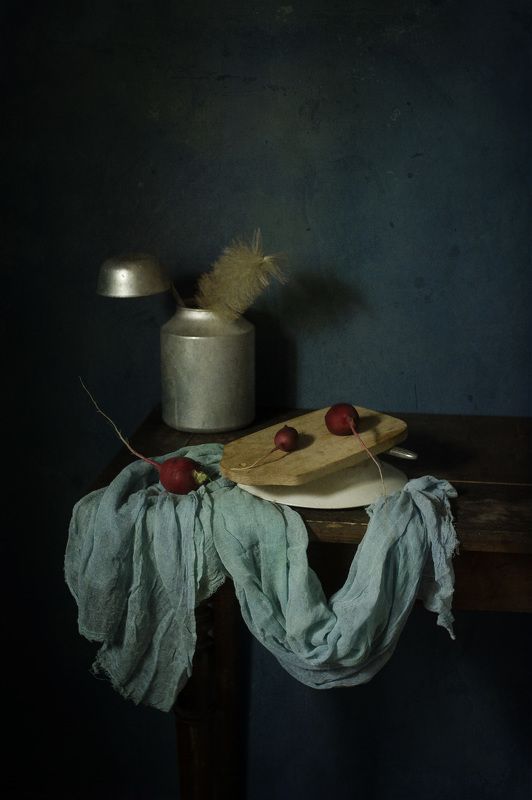 С редиской натюрморт. фото превью