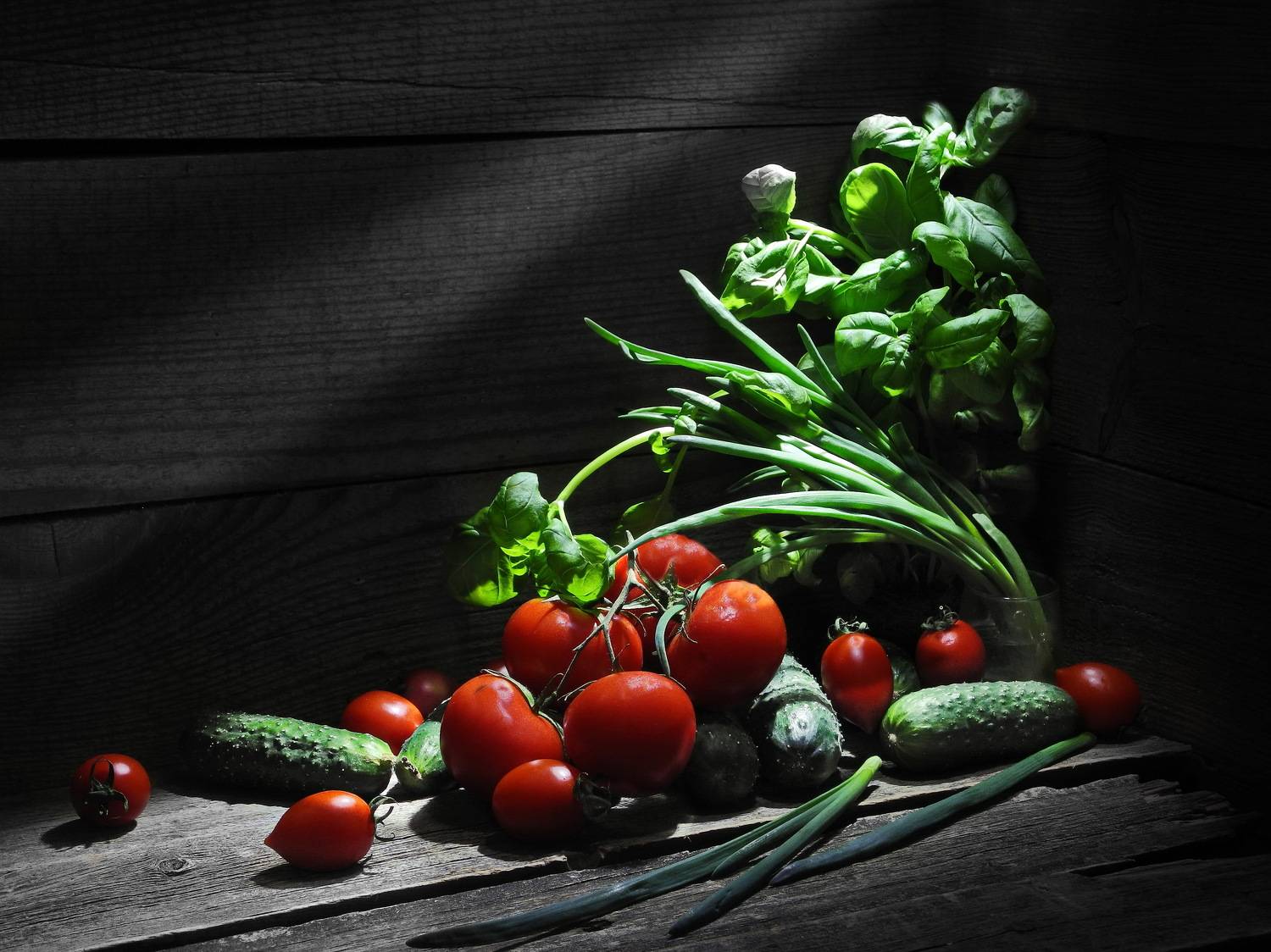 помидоры, огурцы, укроп, шпинат, лук, петрушка, огород, дача,, Сергей Фунтовой