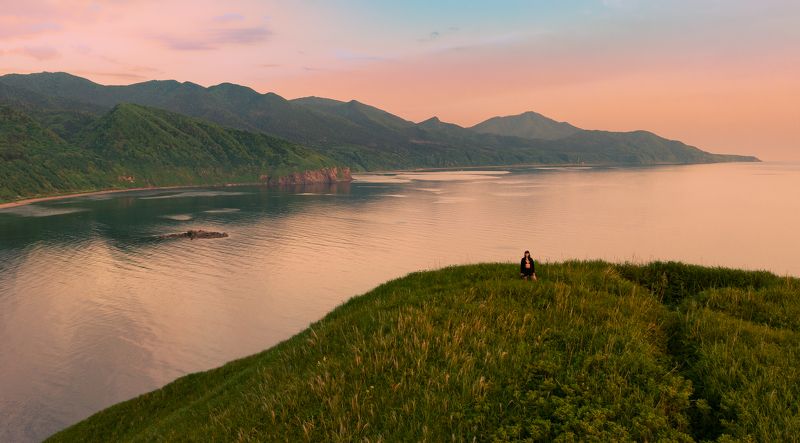 Пейзаж природа фотография закат Амбецу фото превью