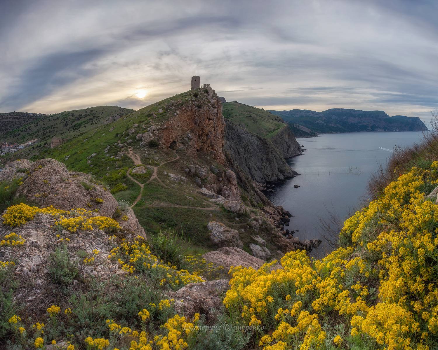 крым, севастополь, балаклава, море, горы, утро, пейзаж, рассвет, landscape, crimea, Дмитренко Екатерина