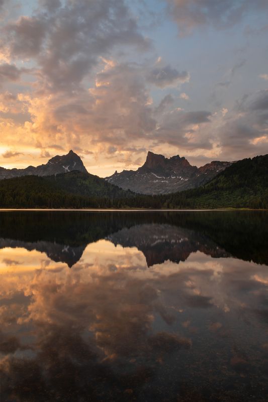 ергаки, горы, закат Золото Ергак фото превью