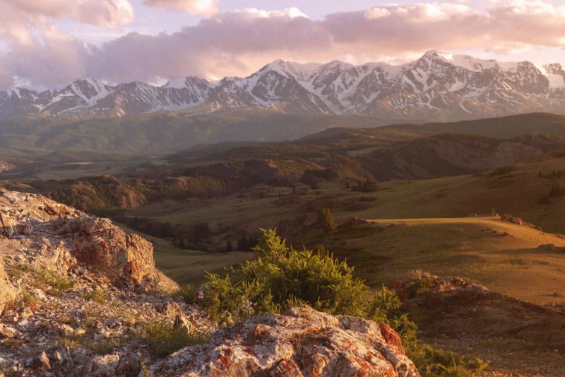 летний закат на алтае Алтайские пейзажи фото превью