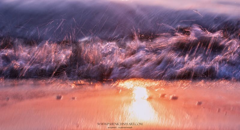 волна, движение, свет, вода, импульс, минимализм, абстракция, макро Энергия света фото превью