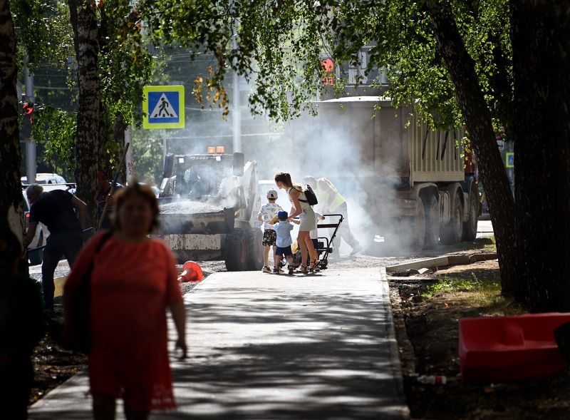 Ремонт дороги фото превью