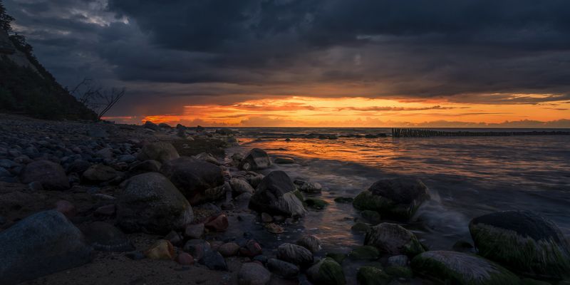 балтийское_море,калининград, закат, небо, облака * фото превью