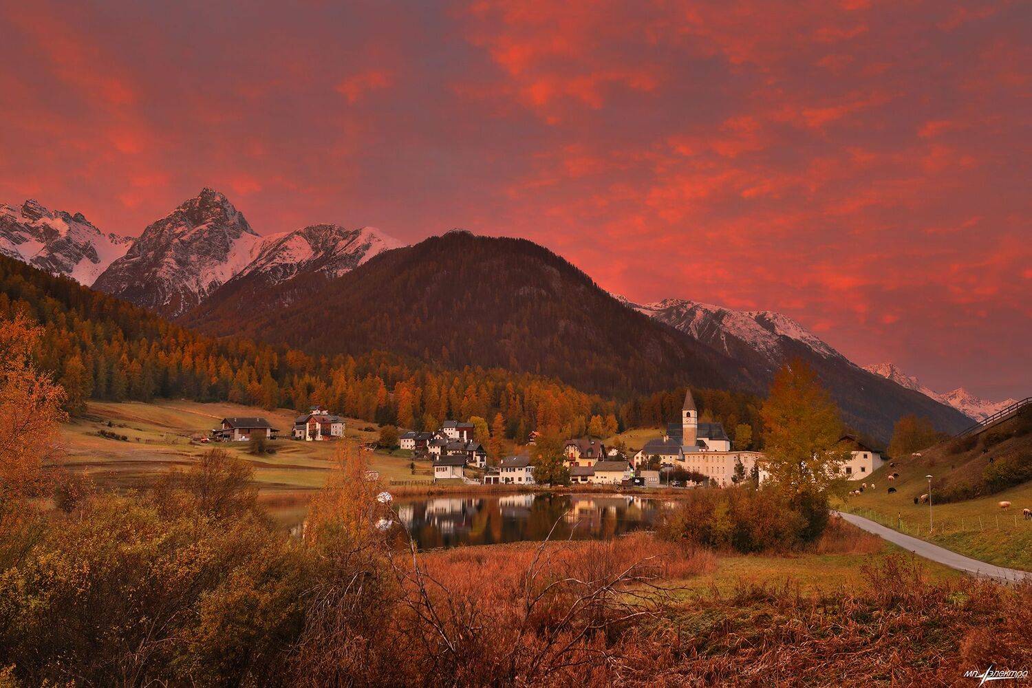swiss,швейцария,осень,scuol,тарасп, Николай Матвеев