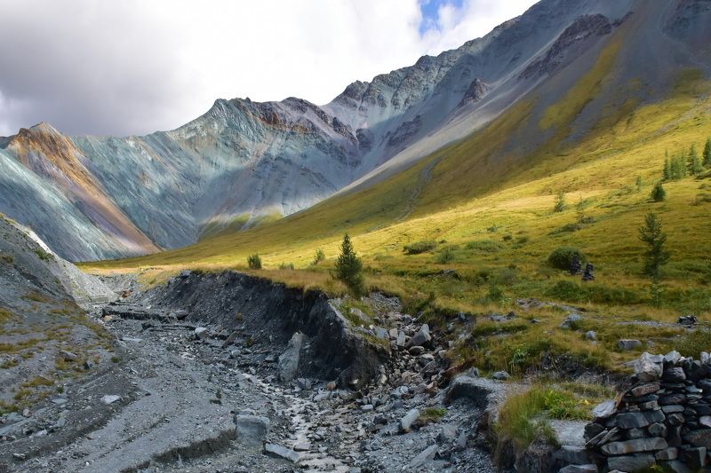 пейзаж, природа, путешествие, горы, алтай долина Ярлу фото превью