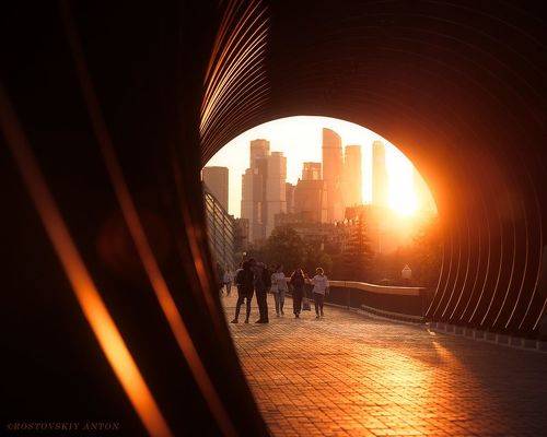 На закате (фотограф в Москве)