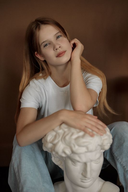 девочка, портрет, фотосессия, girl, young, portrait, творческий портрет, детский портрет, young girl, дети, children, детская фотография, детская фотосессия, постановка, постановочная фотография, girl portrait, фотопроект Светлана фото превью