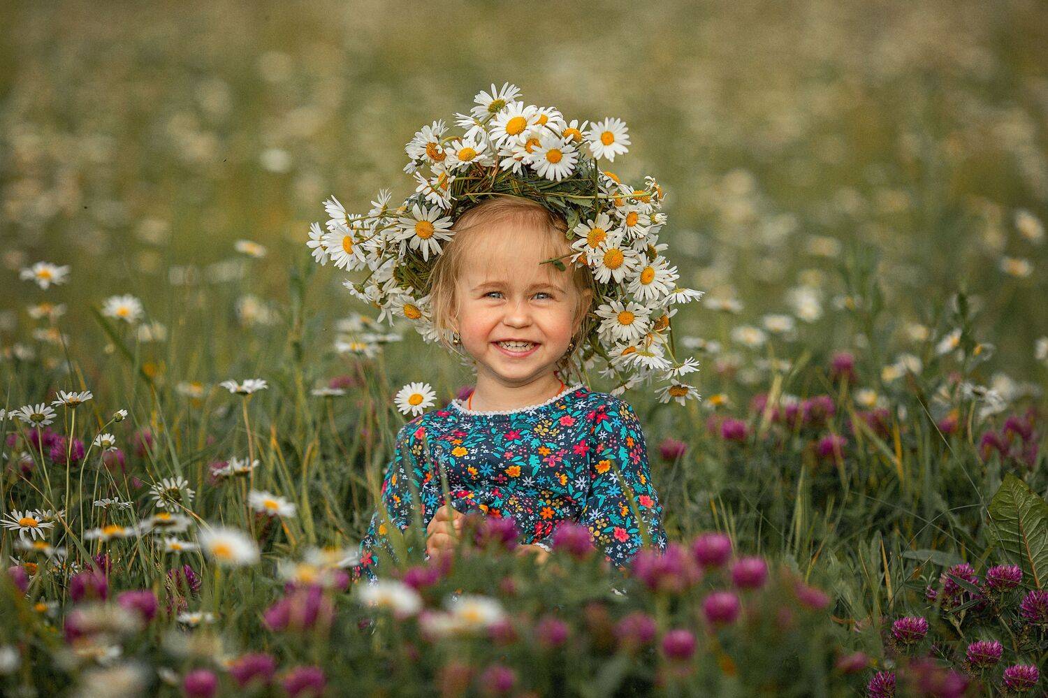 дети, лето, ромашки, молоко, детская фотосессия, Ирина Ларина