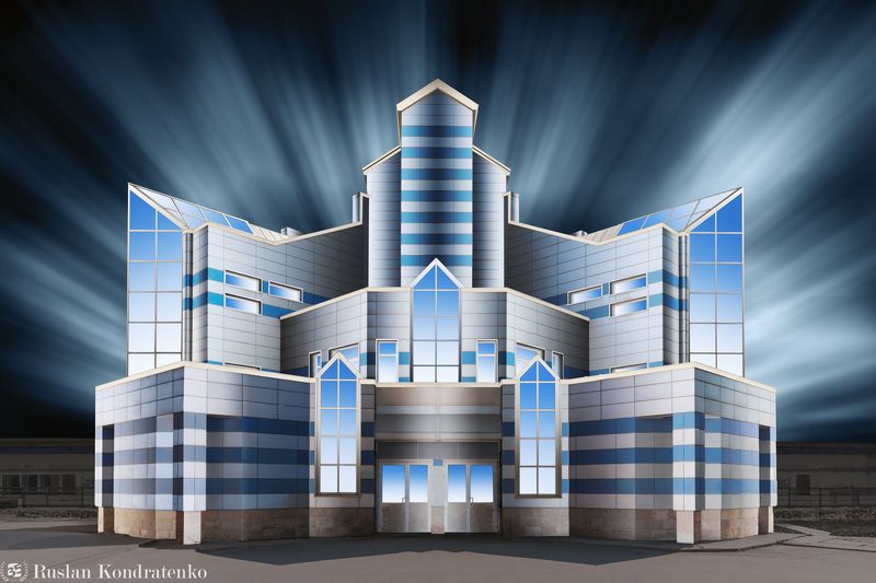 санкт-петербург, fine art, fineart, файн арт, fine art architecture, обухово Здание ж/д касс Обухово фото превью