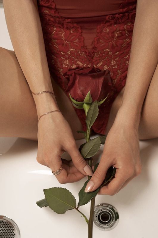 в белье, белье, фешн, гламур, rose, lingerie Роза фото превью