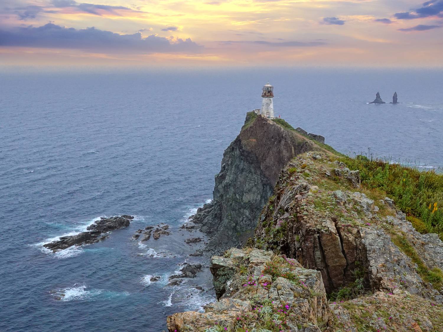 природа, пейзаж, утёс, море, кекуры, два брата, Игорь Жабский