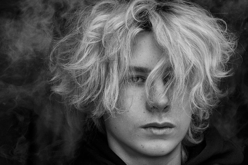#мужскойпортрет #чернобелое #чб ДЫМ. фото превью