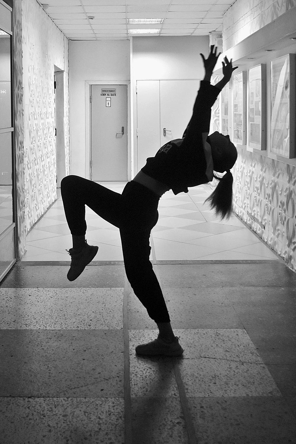 портрет, девушка, профиль, чб, апатиты, Николай Смоляк