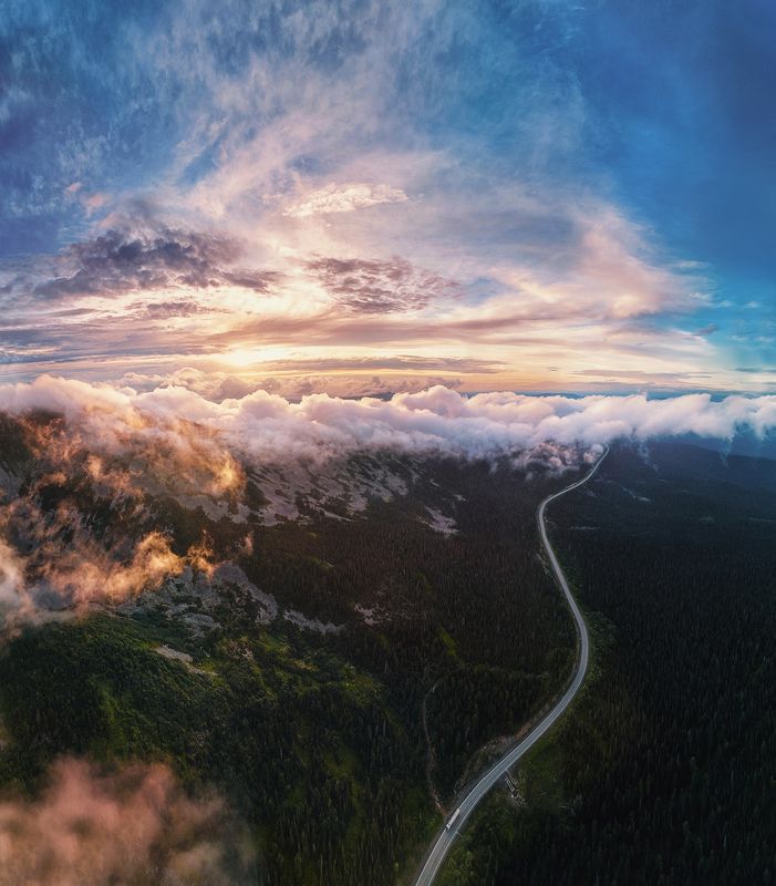 ергаки, дорога, сибирь Природный Парк Ергаки фото превью