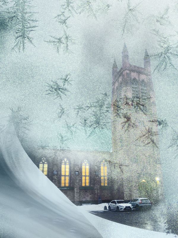 И все терялось в снежной мгле... (Англиканский собор в Москве) фото превью