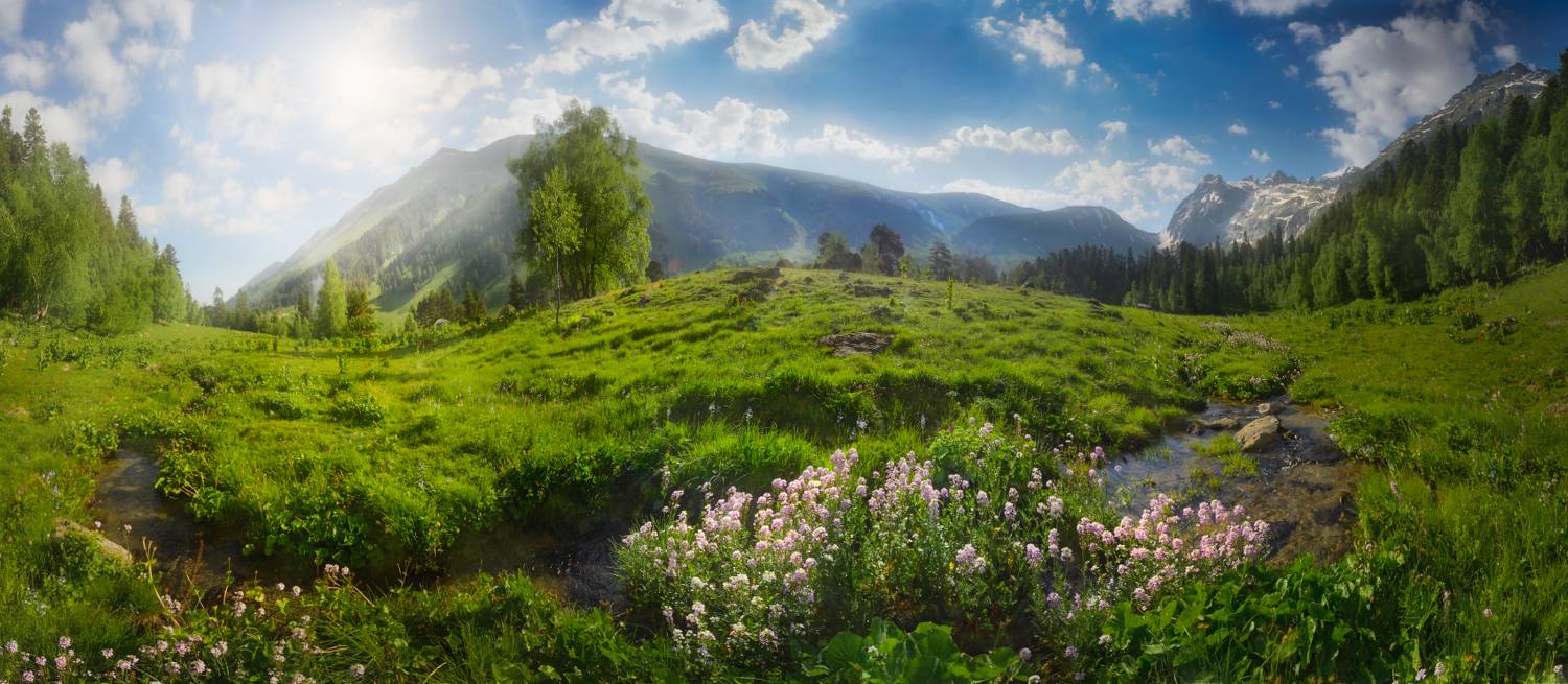 архыз, софия, софийская долина, кавказ, Сергей Кочергин