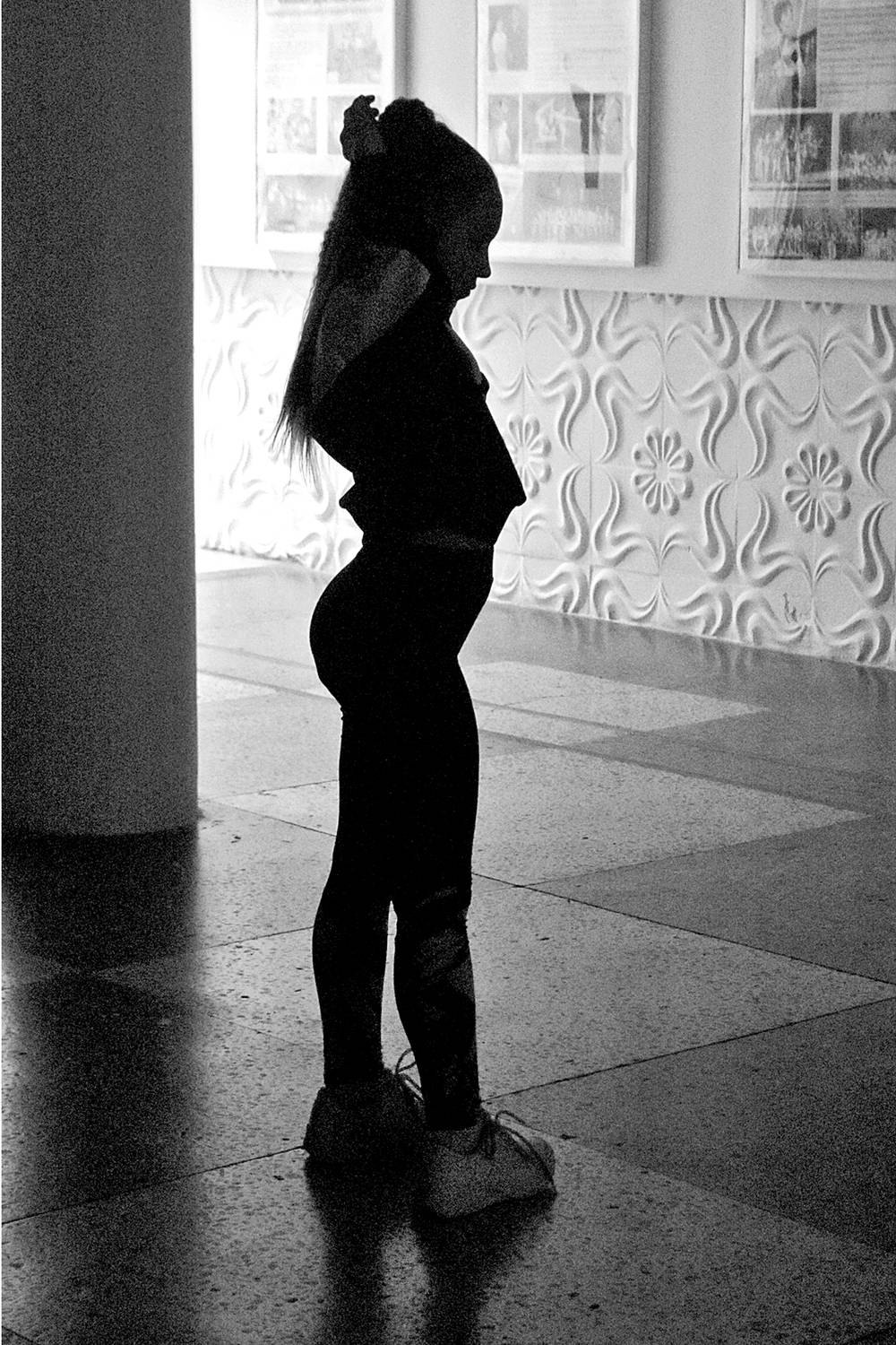 портрет, девушка, профиль, чб, апатиты, Николай Смоляк