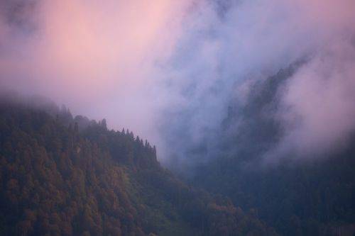 Закат на Кавказе