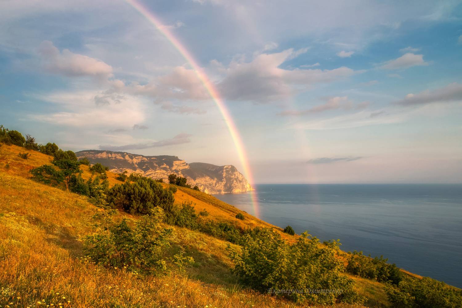 крым, море, севастополь, балаклава, лето, радуга, горы, пейзаж, landscape, crimea, Дмитренко Екатерина