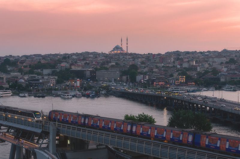 Стамбул вечерний фото превью