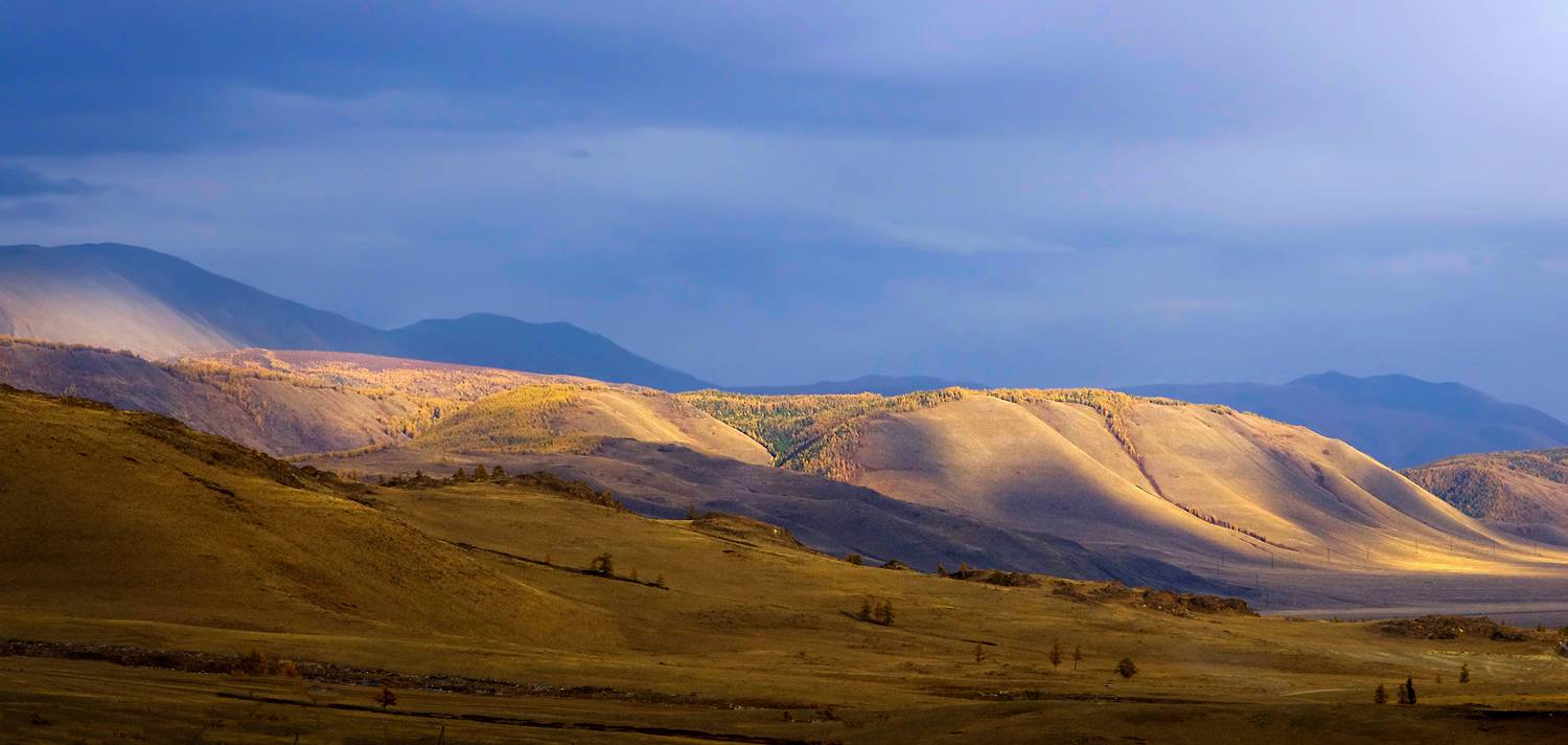 алтай, вечер, свет, горы, контрасты, Чичкин Валерий