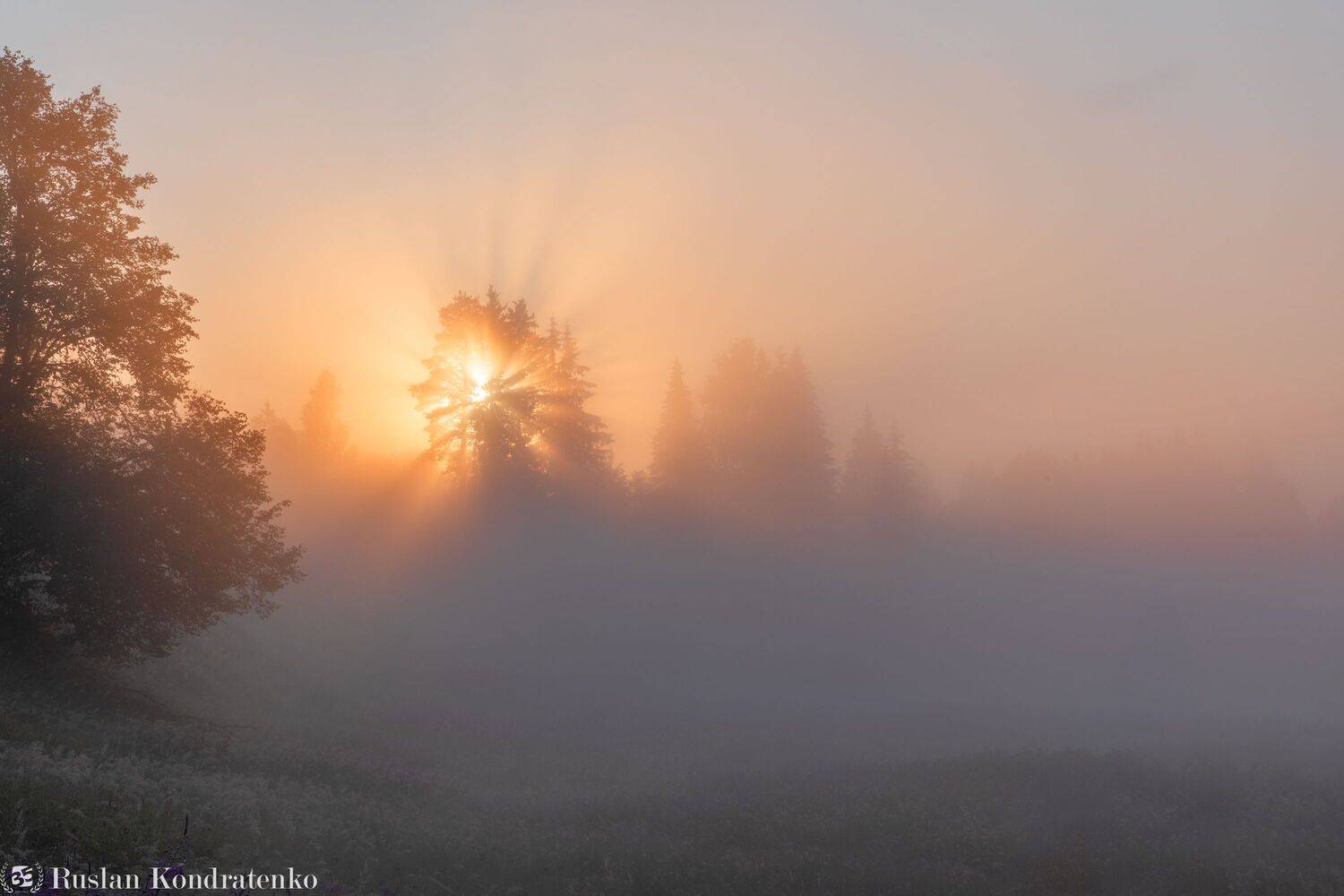 река, рассвет, лемовжа, закат, Кондратенко Руслан