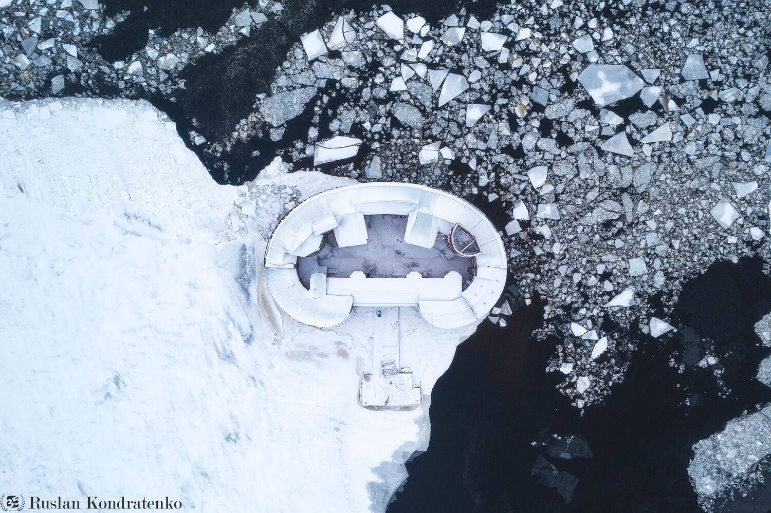 форт, чумной форт, лёд, форт александр i, аэрофото, аэрофотография, Кондратенко Руслан