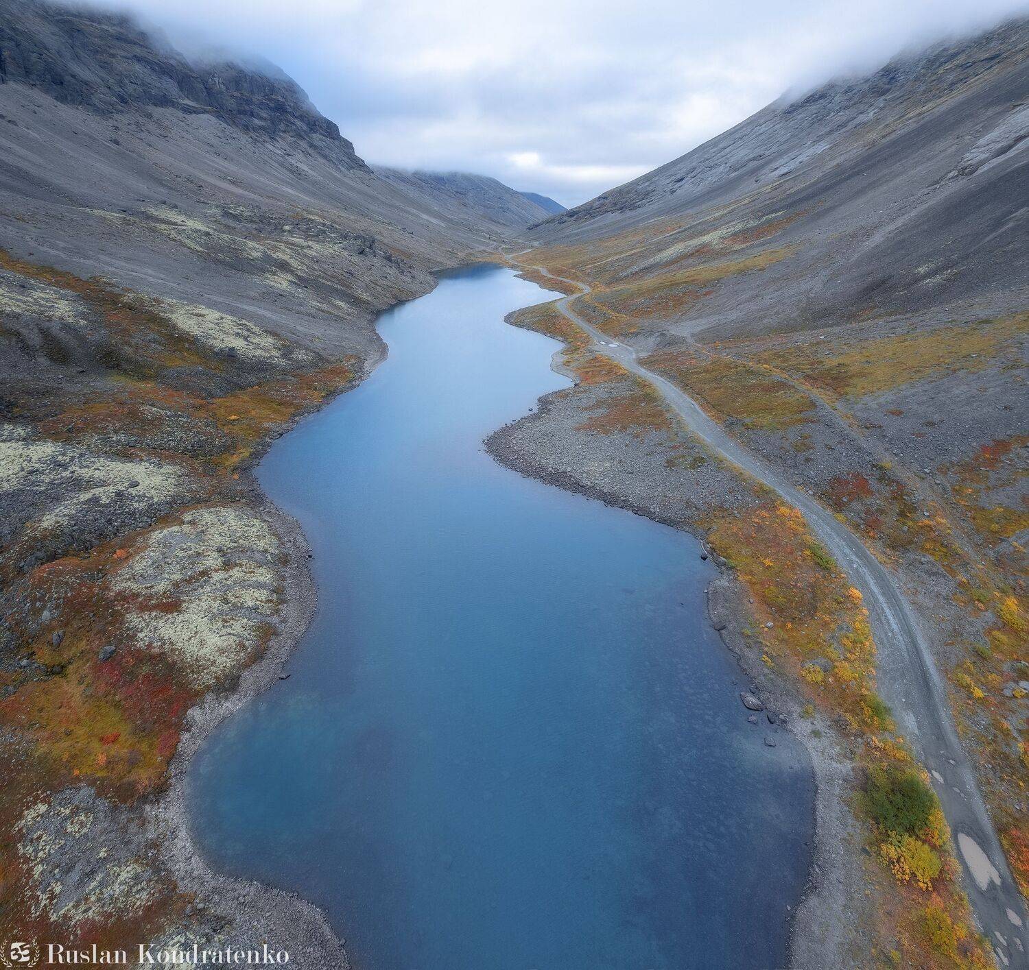 хибины, осень, кольский полуостров, горы, кольский, облака, озеро, озеро долгое, долгое, Кондратенко Руслан
