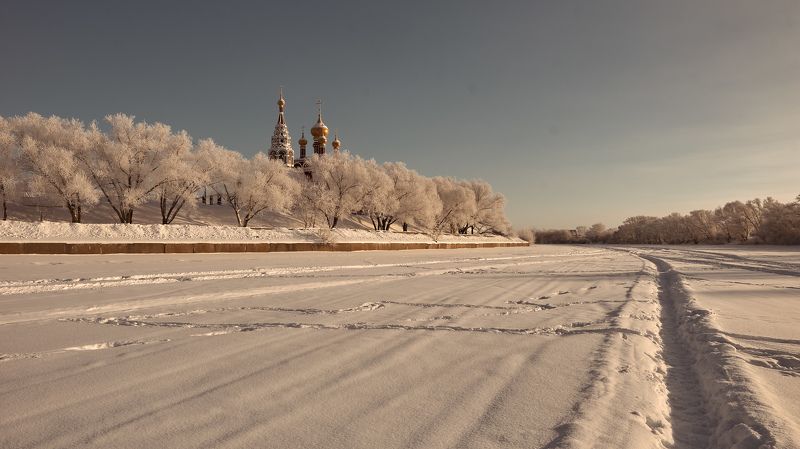 зимнее утро фото превью