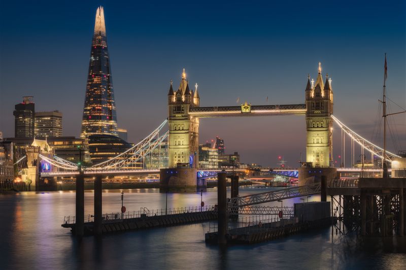 вечер, река, город, сити, лондон, лето, англия, великобритания, мост, темза, sunset, sunrise, london, uk, england, tower bridge, bridge, thames, river, evening, shard Вечерний Лондон / London in the evening фото превью