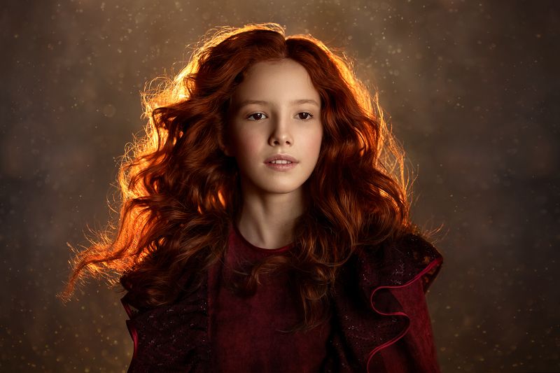 детский портрет женский портрет Огненная Валерия фото превью