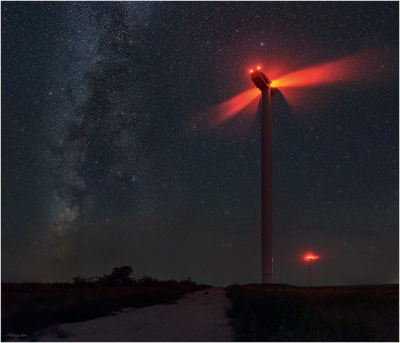 Галактика, Звёздное небо, Звёзды, Земля, Крым, Млечный путь, Ночной пейзаж, Ночь ...Гости... фото превью