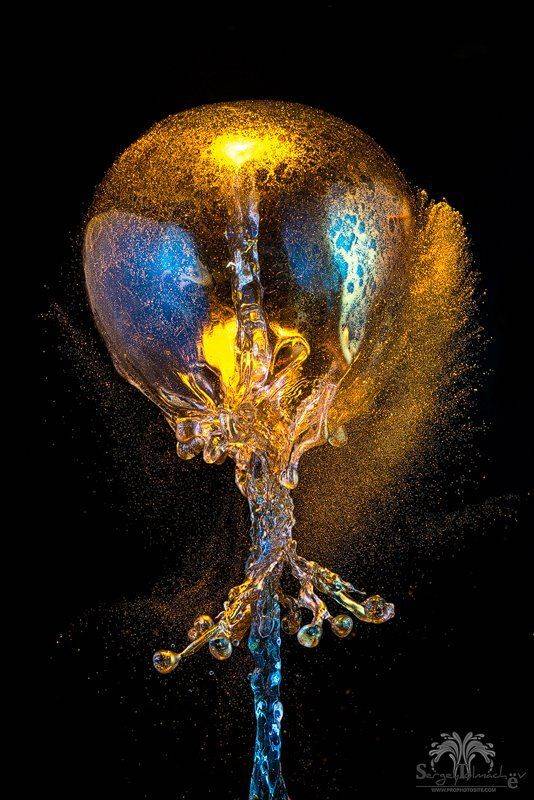 Брызги, Вода, Всплеск, Капли, Макро, Сергей Толмачев