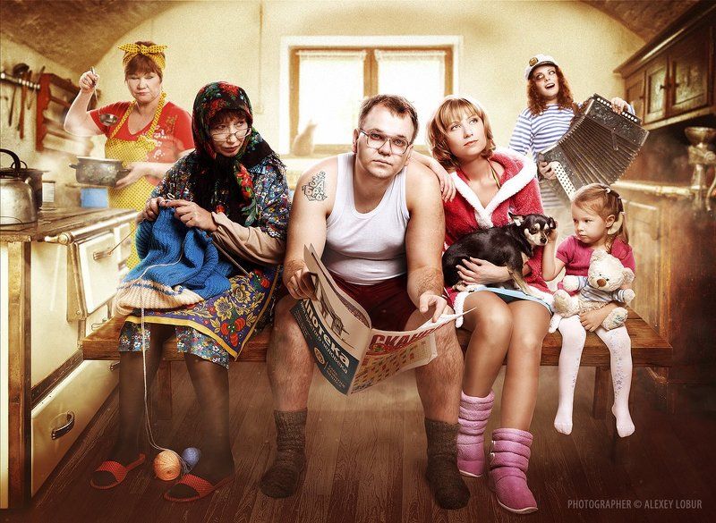 календарь, банк, реклама, лобур, ретушь, монтаж Израбнные рекламные иллюстрации снятые для календаря банка фото превью