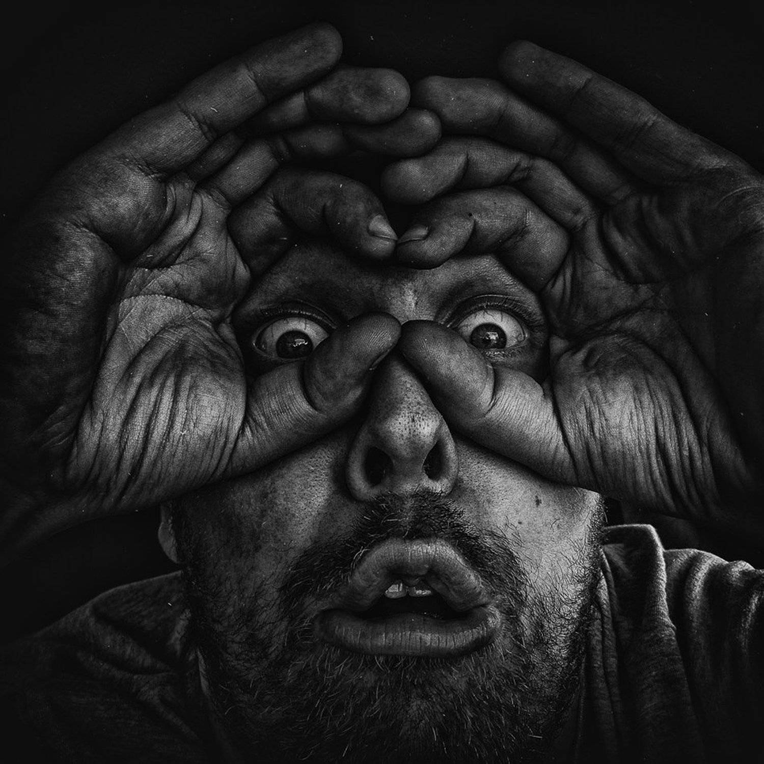 Cz?owiek, Darkness, Eye, Fotografia, Light, Man, Portrait, Rafał Kurs