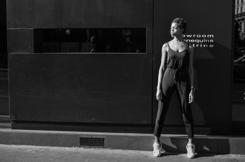 bw, Paris, streetstyle, lifestyle Marine Sciuto фото превью