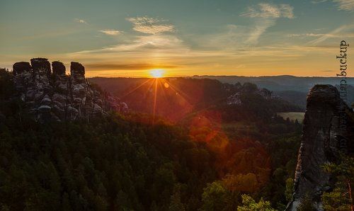 утренние зарисовки на Bastei...