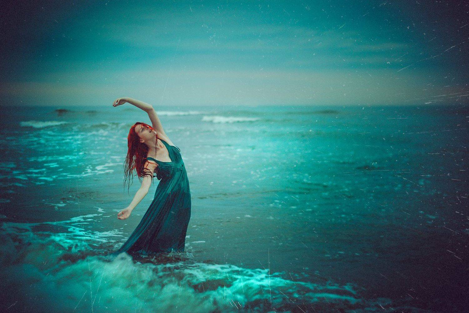 Mood, Portrait, Sea, Toning, Woman, Руслан Болгов (Axe)