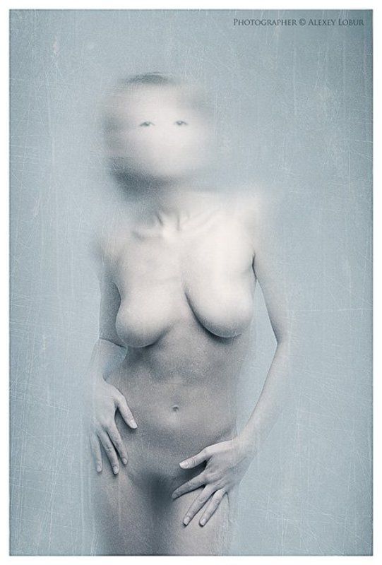 сюррелизм, девушка, женщина, ню, туман, ретушь, лобур, арт туман фото превью