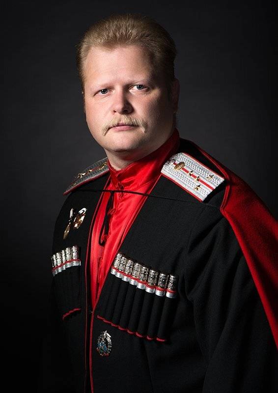 казаки, офицер, атаман, форма, честь, отвага, доблесть, портрет, мужской, Анатолий Тимофеев