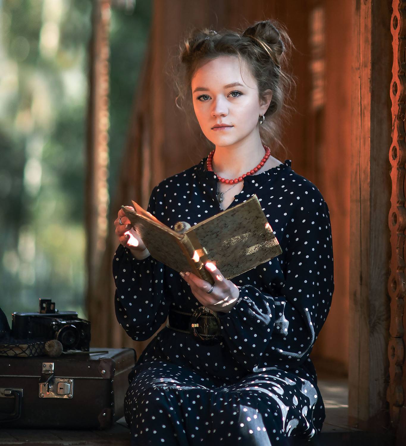 девушка, фотограф, ретро, стиль, фотоаппарат, фотосессия, girl, photographer, retro, style, Стукалова Юлия