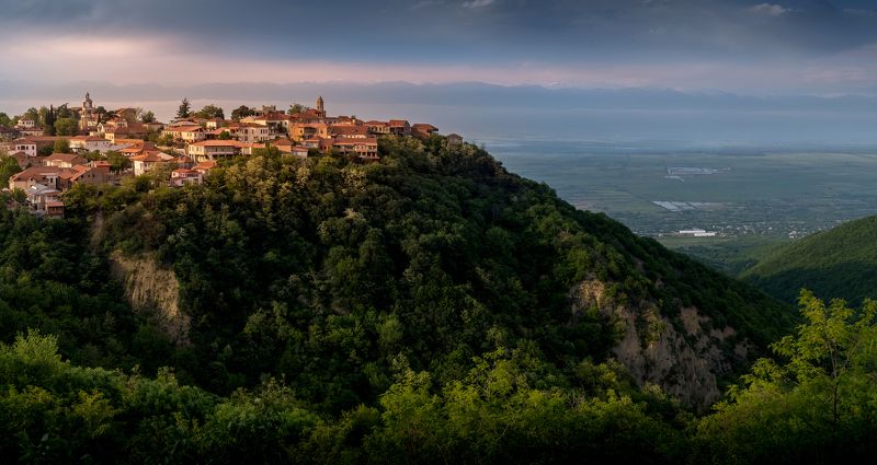 грузия, кахетия, сигнахи, алазанская долина, georgia, kakheti, sighnaghi, alazani valley, нд, georgia нд Над Алазанской долиной фото превью
