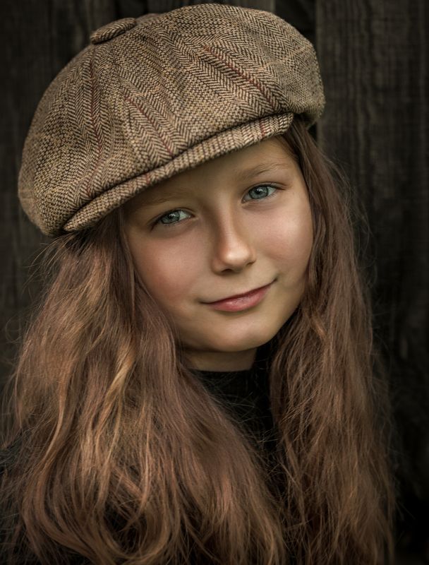 детский портрет, кепка, ребёнок, взгляд, улыбка, portrait, sight, children\\\'s portrait Валерия фото превью