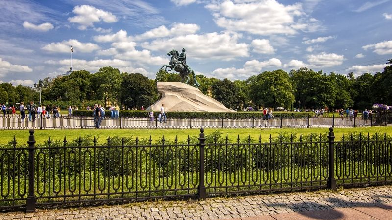 санкт петербург,прогулка по городу. Медный всадник. фото превью