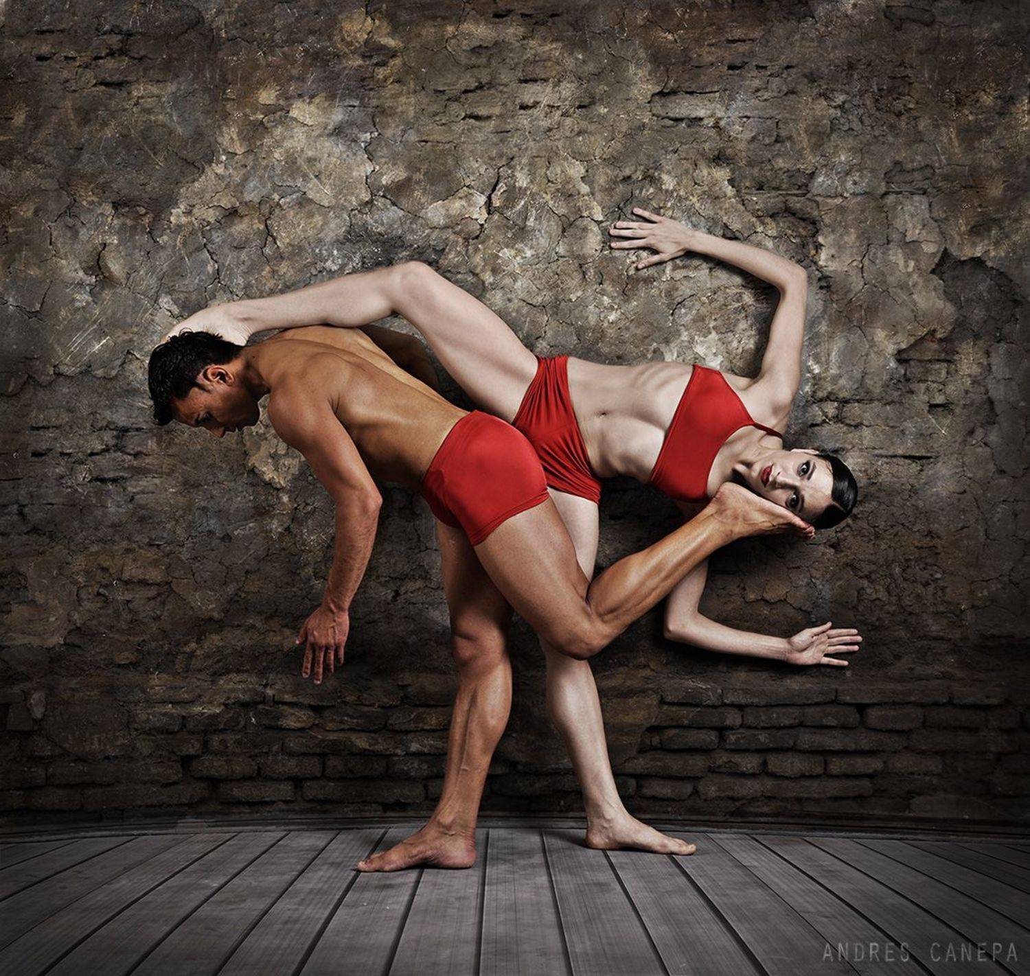 dancer red portrair chile BANCH, Canepa Andres