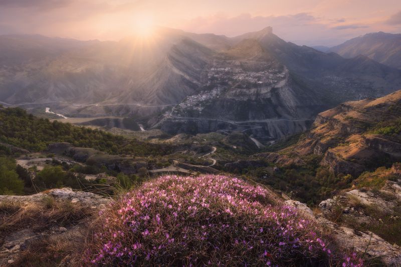 кавказ,дагестан,закат Закатная фото превью